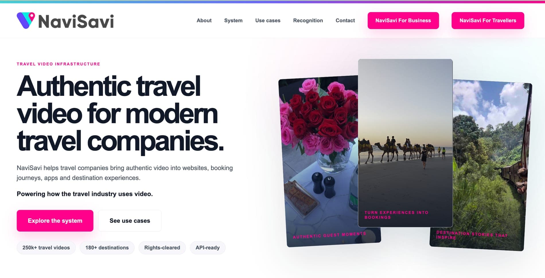 marketing.navisavitravel.com, as it looks today.